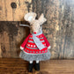 Standing Fabric Mice with Clogs
