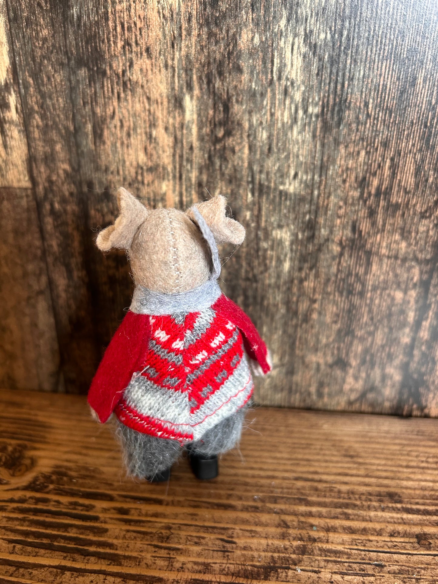 Standing Fabric Mice with Clogs