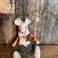 Sitting Fabric Mice in Dungarees