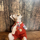 Sitting Fabric Mice in Dungarees