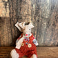 Sitting Fabric Mice in Dungarees