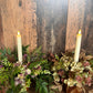 Faux Flower and candle Table Centrepiece -Hydrangea