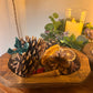 Wooden Dough Bowl Festive Potpourri-Small