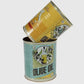 Set of 2 Retro Olive Oil Storage Tins