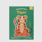 Learn to Sew – Wooden Hand Stitching Kit (Tiger Design)
