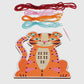 Learn to Sew – Wooden Hand Stitching Kit (Tiger Design)
