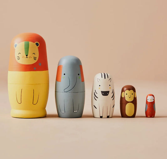 Safari Animal Nesting Dolls