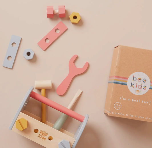 Wooden Tool Box Toy