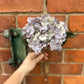 Faux Hydrangea Stem – Faded Lilac & Grey