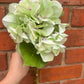 Faux Hydrangea Stem – Soft Lime Green
