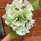 Faux Hydrangea Stem – Soft Lime Green
