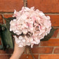 Faux Hydrangea Stem – Blush Pink