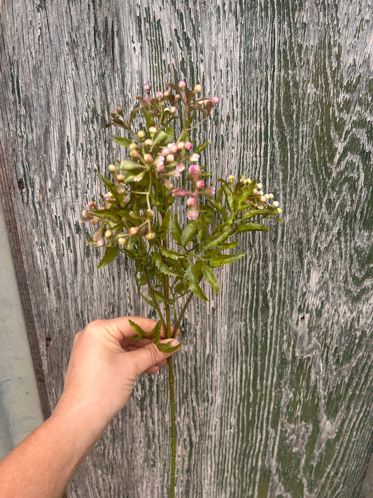 Faux Berry Spray – Pink Blush