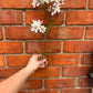 Faux White Cosmos Stem