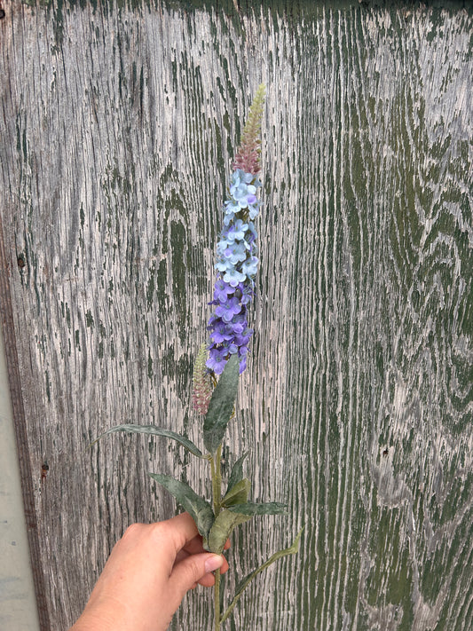 Faux Veronica Spicata Stem – Lavender & Blue