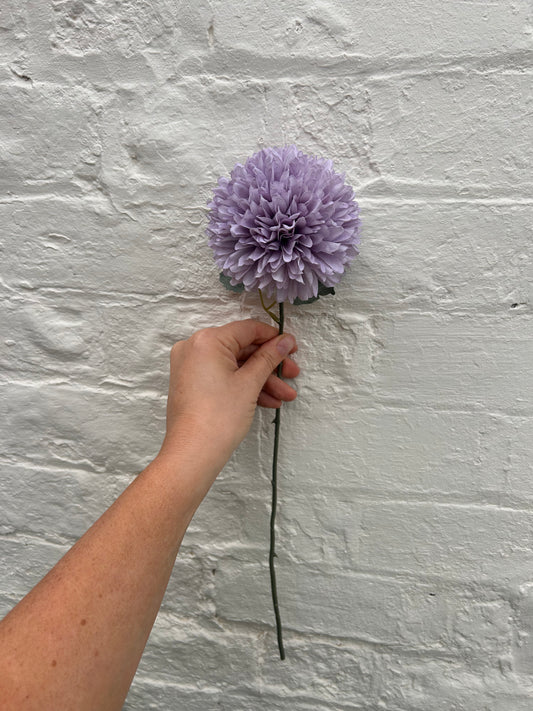 Faux Chrysanthemum Stem – Lilac
