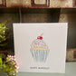 Hand Illustrated Cupcake Happy Birthday Card