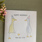 Hand Illustrated “You Old Duck” Birthday Card