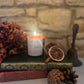 Rustic Handmade Candle - Ember| Cosy, Woodland Nature Scent in Amber Glass Pot