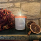 Rustic Handmade Candle - Ember| Cosy, Woodland Nature Scent in Amber Glass Pot