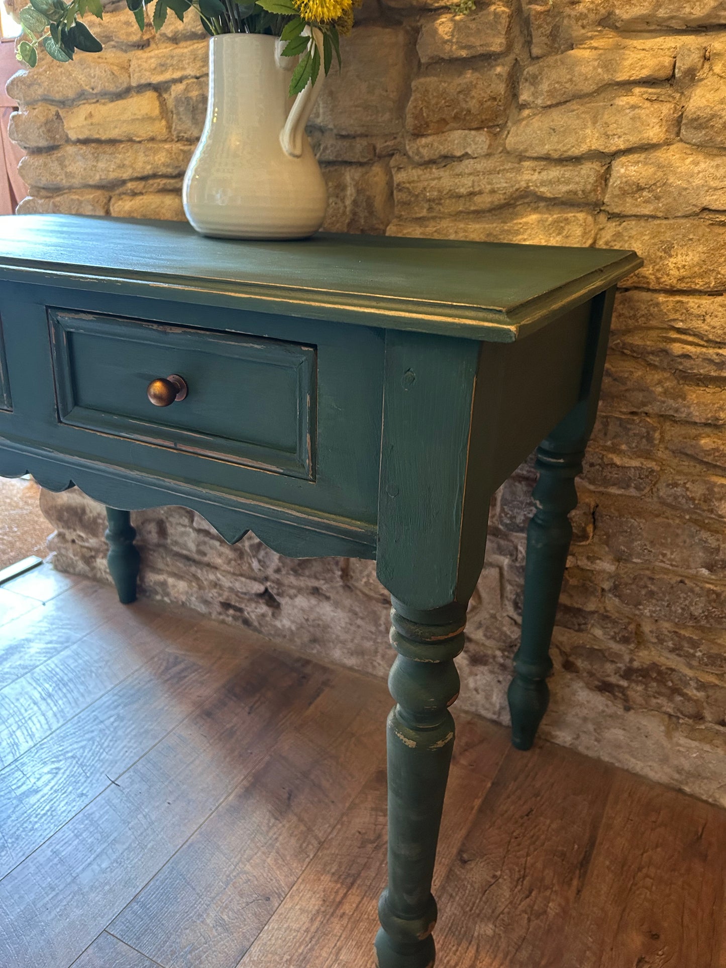 Country House Sideboard in Amsterdam Green| Hand Painted Vintage Sideboard