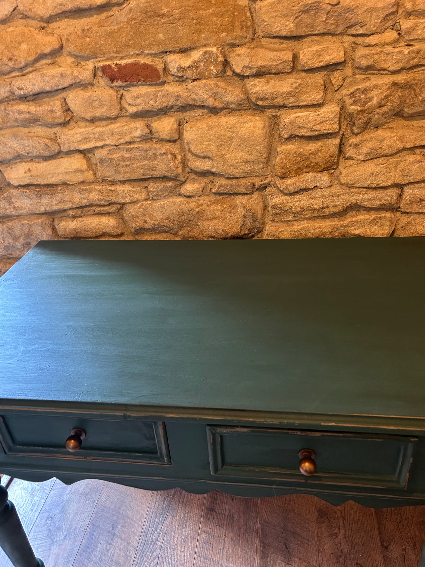 Country House Sideboard in Amsterdam Green| Hand Painted Vintage Sideboard