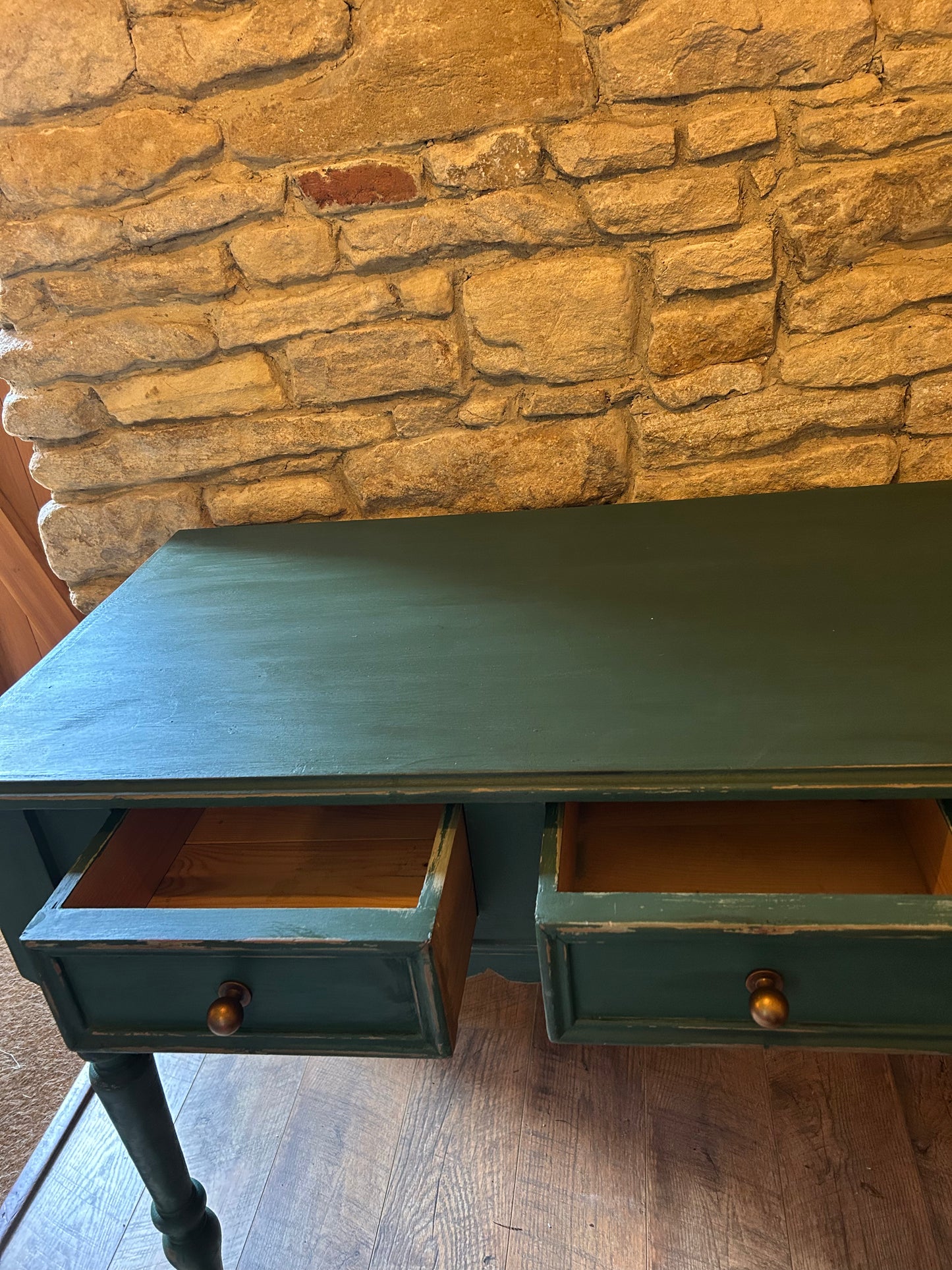 Country House Sideboard in Amsterdam Green| Hand Painted Vintage Sideboard