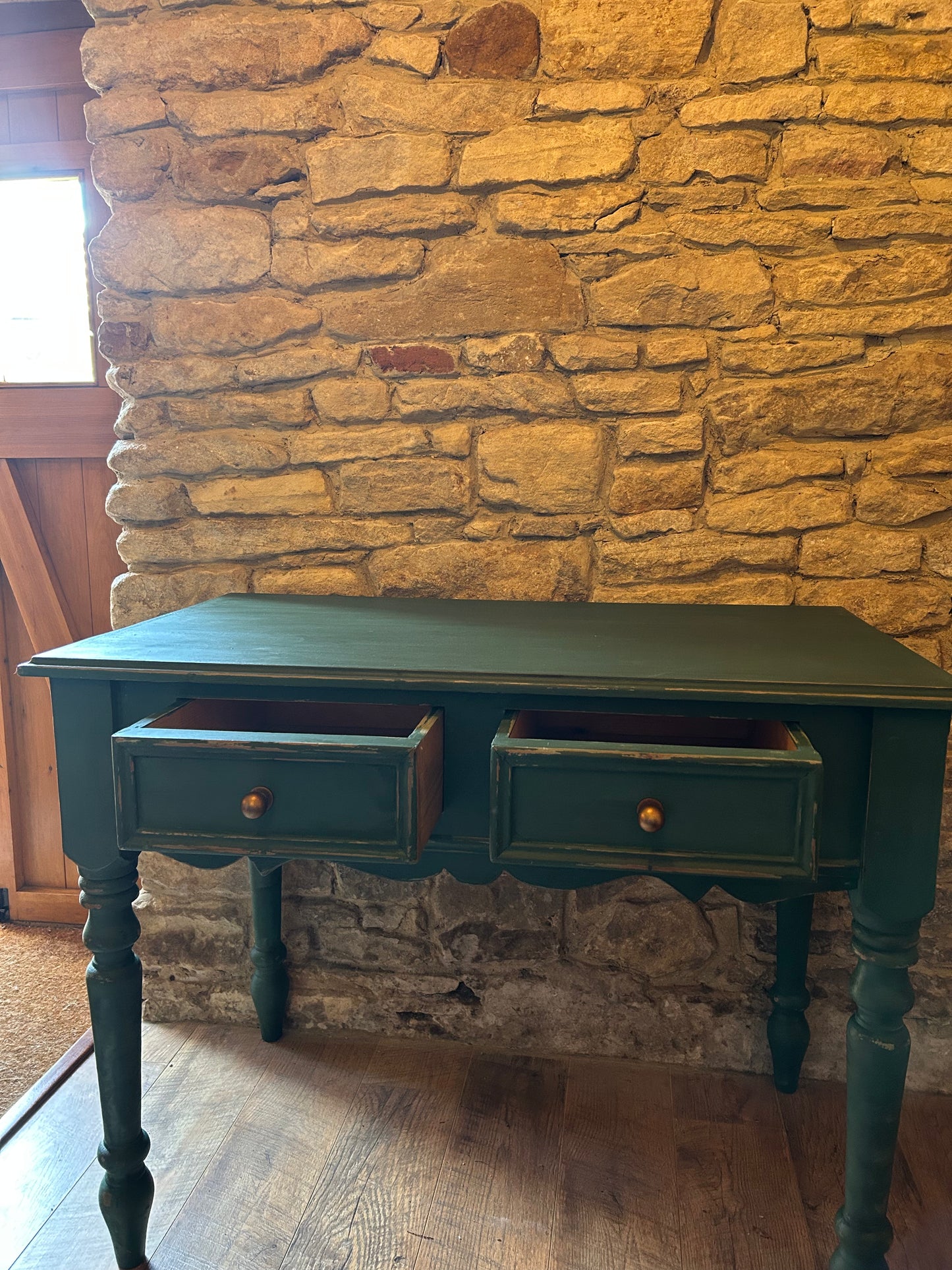 Country House Sideboard in Amsterdam Green| Hand Painted Vintage Sideboard