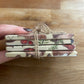 Handmade Woodland Ceramic Coasters- Set of 4