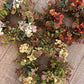 Autumn Hydrangea & Eucalyptus Artificial Wreath and Table Centre Bundle