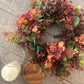Autumn Hydrangea & Eucalyptus Artificial Wreath and Table Centre Bundle