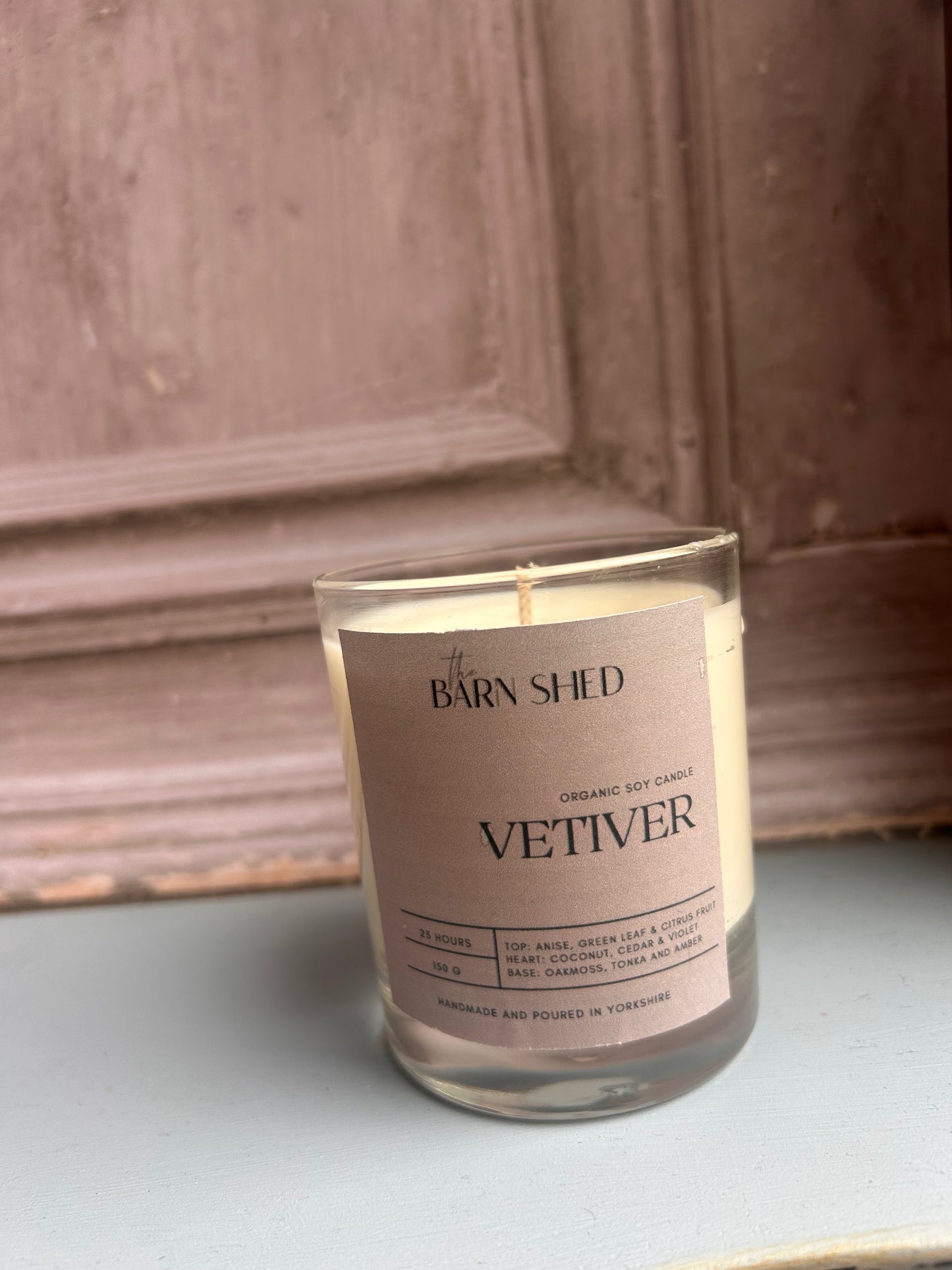 Vetiver Glass Candle