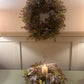 Vintage Blue Hydrangea & Eucalyptus Artificial Wreath and Table Centre Bundle