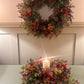Autumn Hydrangea & Eucalyptus Artificial Wreath and Table Centre Bundle