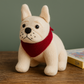 Knitted French Bulldog Soft Toy