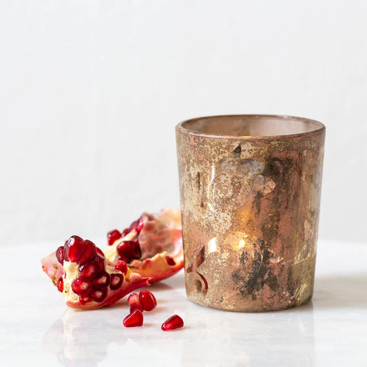 Gold Leaf T-Light Holder