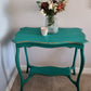 Hand Painted Green Table