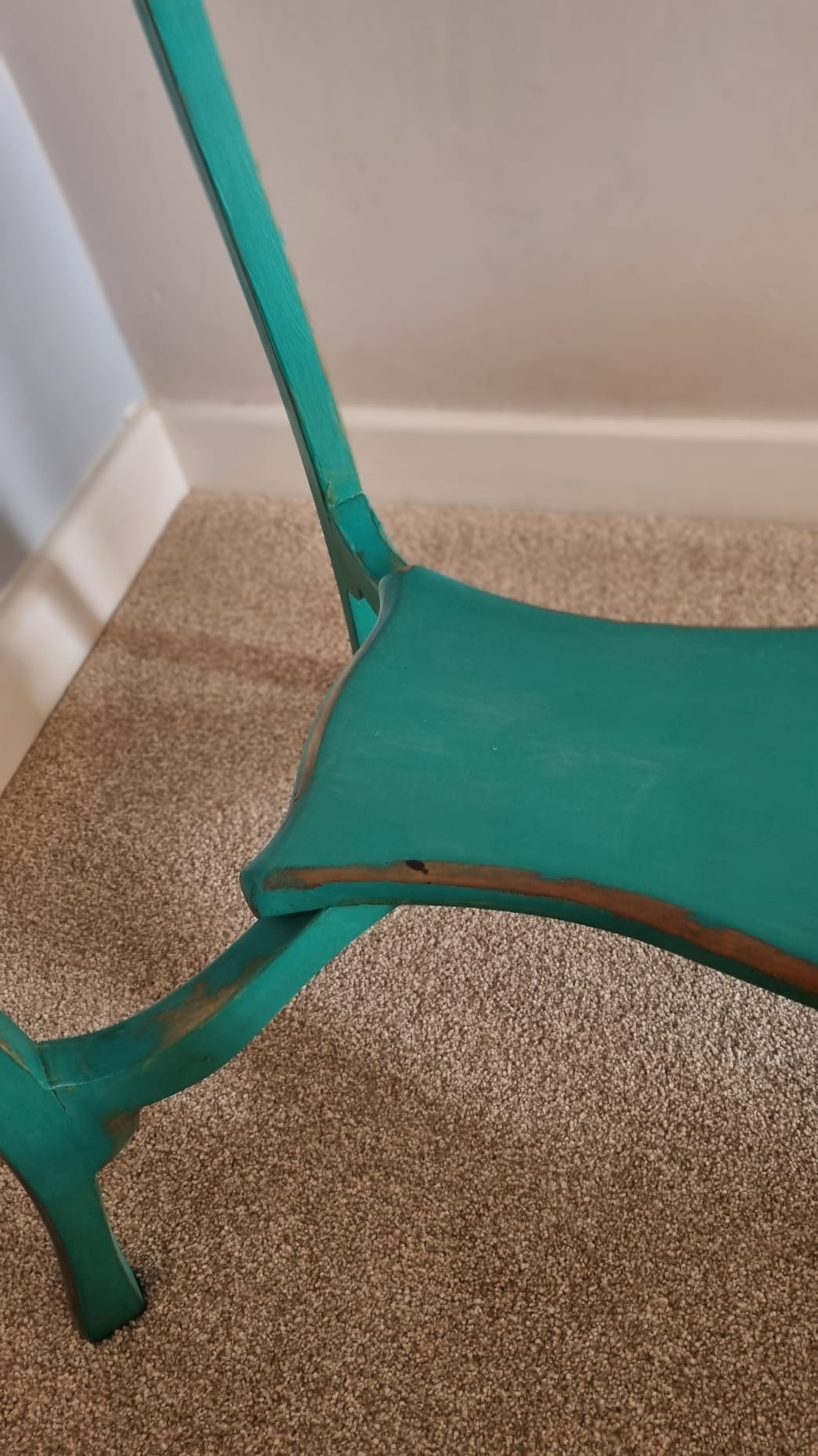 Hand Painted Green Table