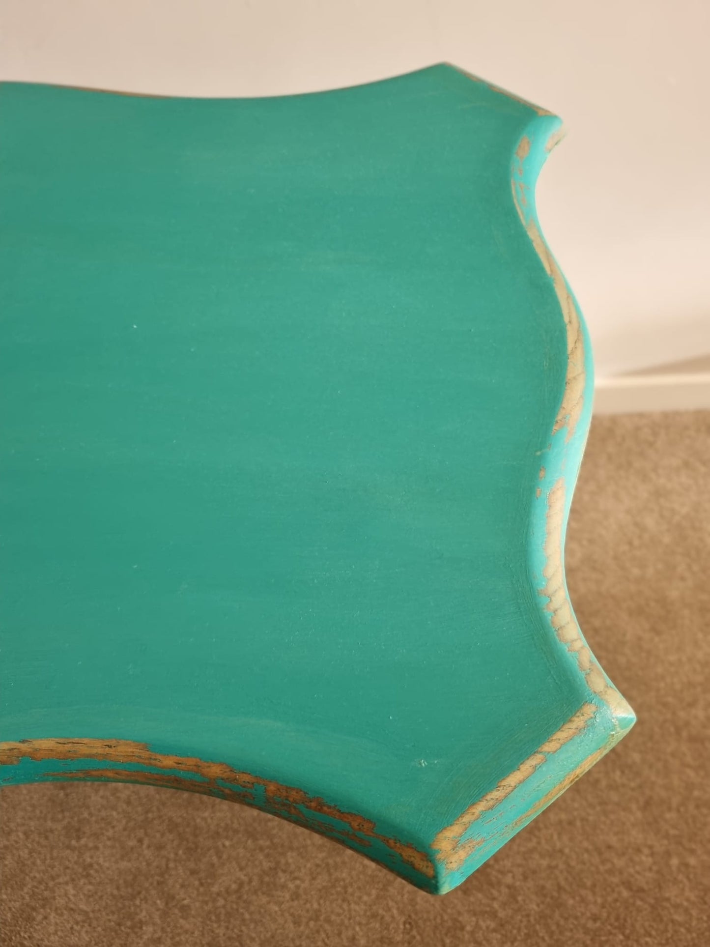 Hand Painted Green Table