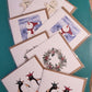 Hand Illustrated Christmas Cards -Pack of 10