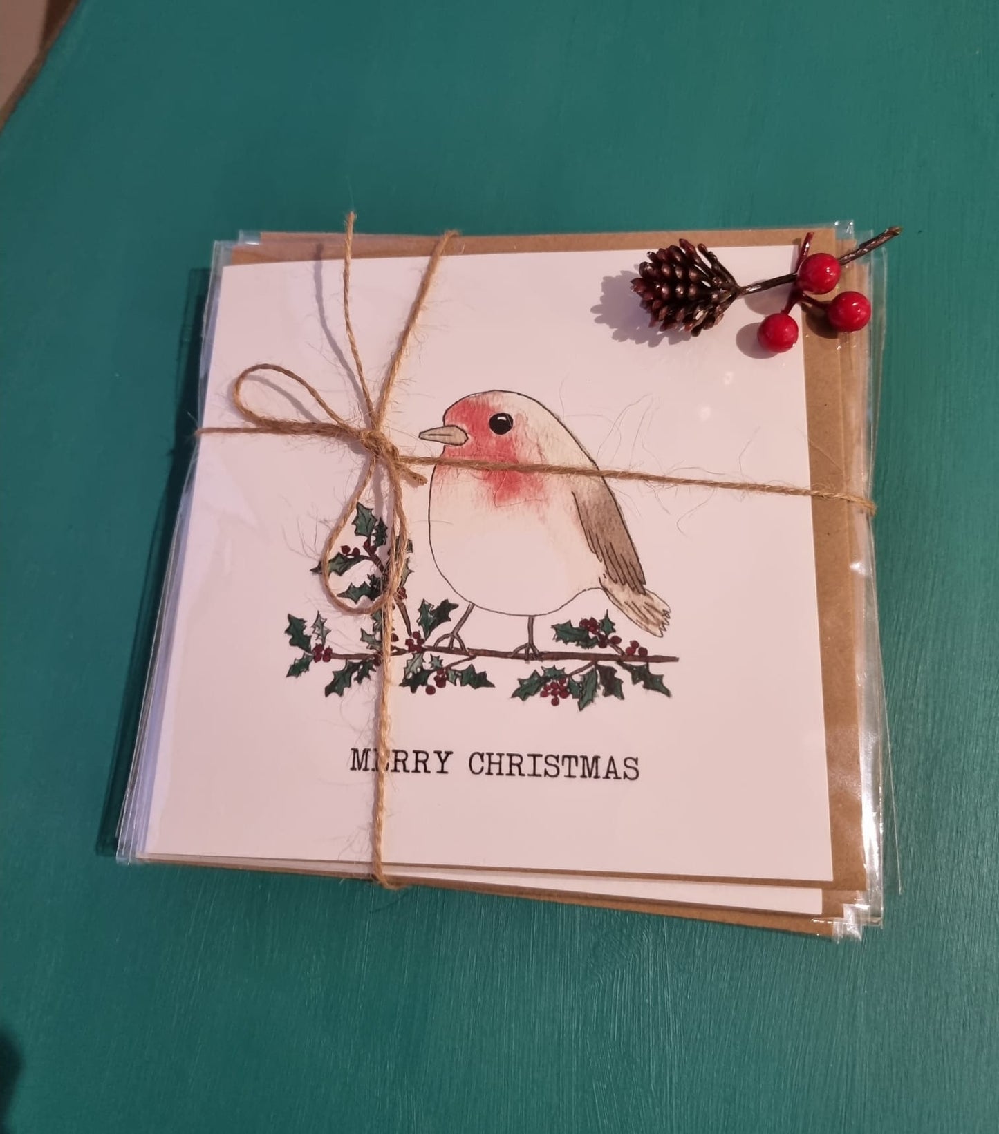 Hand Illustrated Christmas Cards -Pack of 10