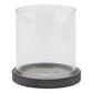 Small Grey Hurricane Lantern