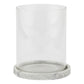 Large Stone Hurricane Candle
