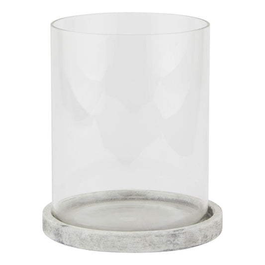 Large Stone Hurricane Candle