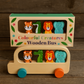 Colourful Creatures Wooden Bus Toy