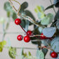 Red Berry & Eucalyptus Garland is - The Barn Shed