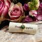 18ct Gold Plated Natural Stone Flower Ring-Aventurine