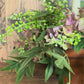 Faux Flower and candle Table Centrepiece -Hydrangea