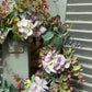 Blue Hydrangea & Eucalyptus Artificial Wreath