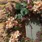 Cream Hydrangea & Eucalyptus Artificial Wreath